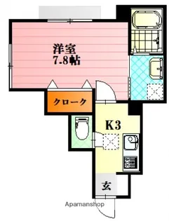 広島県広島市安佐南区古市2丁目【アパート】の間取り