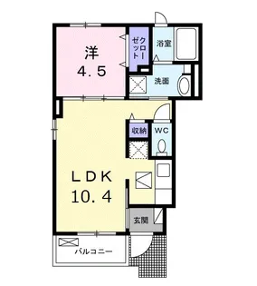 グレース【1階】の間取り