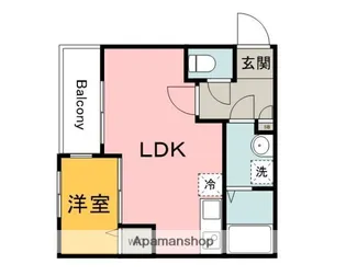 広島県広島市佐伯区三筋1丁目【アパート】の間取り
