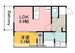 広島県広島市佐伯区三筋1丁目【アパート】の間取り
