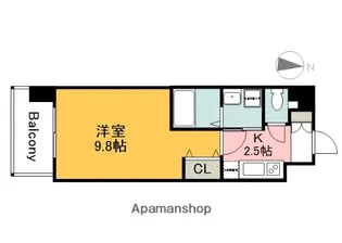 広島県広島市佐伯区海老園2丁目【マンション】の間取り