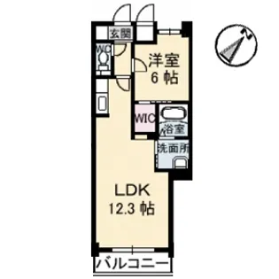 TAKASU HILLS (高須ヒルズ)【1階】の間取り