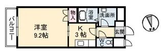 広島県広島市東区光が丘【マンション】の間取り