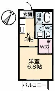 広島県広島市佐伯区五月が丘1丁目【アパート】の間取り