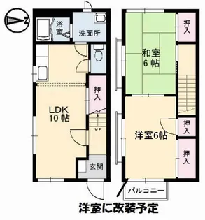 広島県広島市安芸区矢野南3丁目【アパート】の間取り