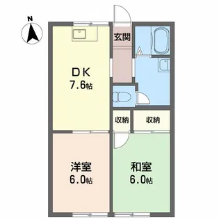 広島県廿日市市阿品2丁目【アパート】の間取り