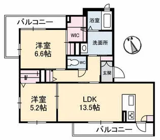 広島県広島市安佐南区大町東3丁目【マンション】の間取り