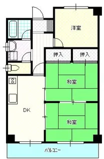 FUKUMI BLD【301号室号室】の間取り