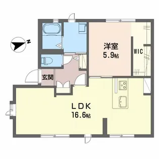 広島県広島市安佐南区西原9丁目【アパート】の間取り