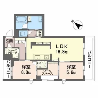 広島県広島市西区庚午北3丁目【アパート】の間取り