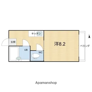 広島県広島市安佐北区可部南4丁目【マンション】の間取り