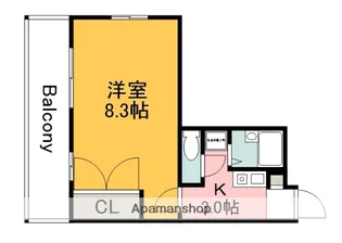 広島県広島市安佐南区相田6丁目【アパート】の間取り