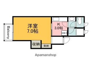 カートル セゾンⅡ【2階】の間取り