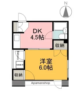 RGT竹屋町BUILDING【503号室】の間取り