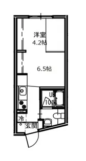 エストレビータⅡ【204号室号室】の間取り