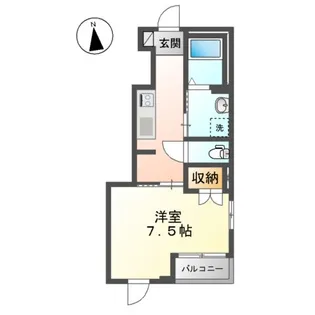チコカメヤマ【1階】の間取り