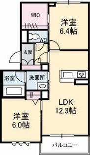 広島県安芸郡府中町柳ケ丘【マンション】の間取り