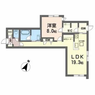 広島県広島市安佐南区祇園5丁目【アパート】の間取り