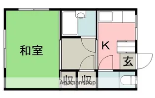 広島県広島市南区皆実町2丁目【アパート】の間取り