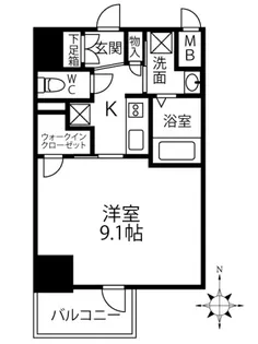 IーSTAGE住吉町【2階】の間取り