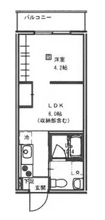 広島県広島市安佐南区大塚東2丁目【アパート】の間取り