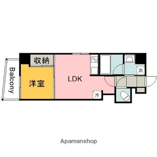 ELETTA吉島【4階】の間取り