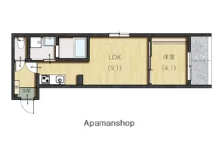 PLANO祇園【2階】の間取り