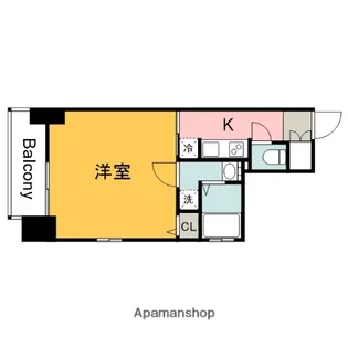 S-RESIDENCE国泰寺町二丁目【6階】の間取り