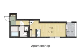 広島県広島市安佐南区高取北3丁目【アパート】の間取り