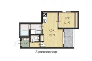 LIEN五日市【1階】の間取り