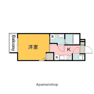 広島県広島市南区東霞町【アパート】の間取り