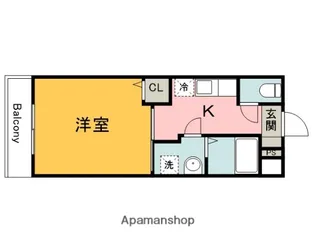 広島県広島市南区東霞町【アパート】の間取り