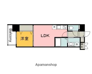 広島県広島市西区天満町【マンション】の間取り