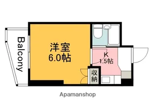 広島県安芸郡府中町緑ケ丘【マンション】の間取り