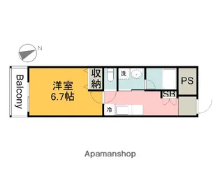 広島県広島市西区観音本町1丁目【マンション】の間取り