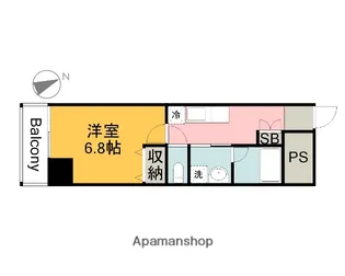 広島県広島市西区観音本町1丁目【マンション】の間取り