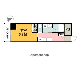 広島県広島市西区観音本町1丁目【マンション】の間取り