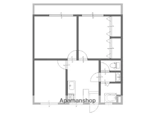広島県広島市東区戸坂南2丁目【マンション】の間取り