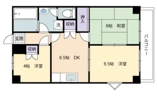 ニューシティマンション沼田【203号室号室】の間取り