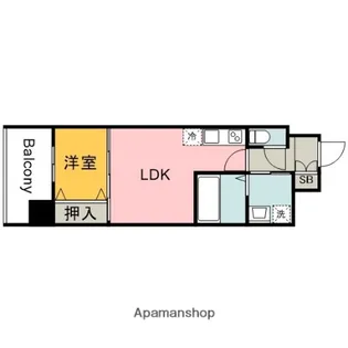 エイトバレー50【13階】の間取り