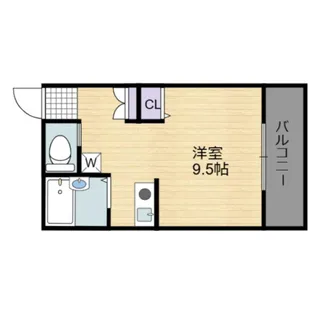 サンフィールド【212号室号室】の間取り