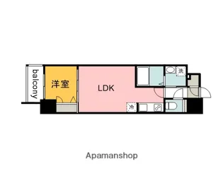 広島県広島市東区光町1丁目【マンション】の間取り