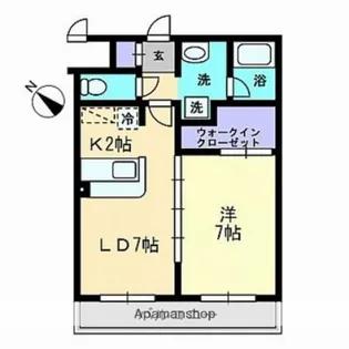 オリオリシティV【3階】の間取り