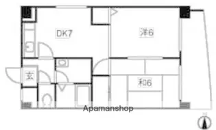 広島県広島市東区矢賀4丁目【マンション】の間取り