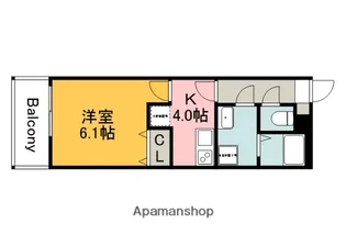 広島県広島市西区中広町2丁目【アパート】の間取り