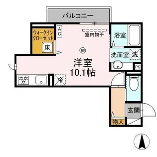 ビーエムケイ【1階】の間取り