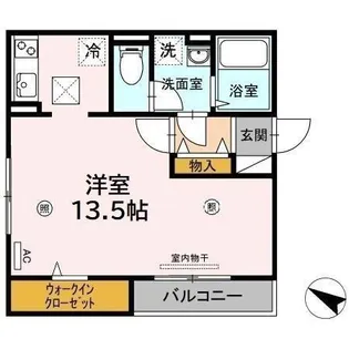 フォレストコート【1階】の間取り