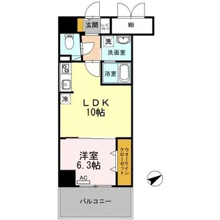 RYUO HILLS【3階】の間取り