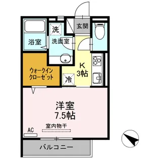 ジョイオレンジ【2階】の間取り