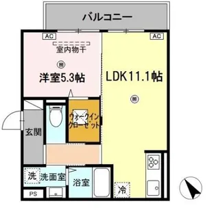 リベラ3【1階】の間取り